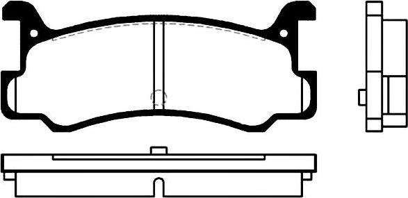 Magneti Marelli PF1037 - Bremžu uzliku kompl., Disku bremzes autodraugiem.lv