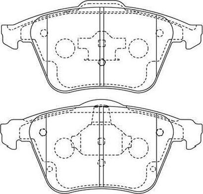 Kavo Parts BP-4579 - Bremžu uzliku kompl., Disku bremzes autodraugiem.lv