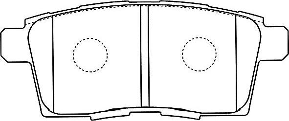 Kavo Parts BP-4574 - Bremžu uzliku kompl., Disku bremzes autodraugiem.lv