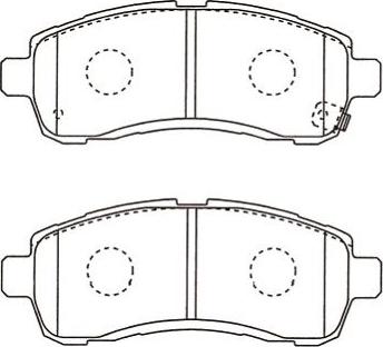 Kavo Parts BP-4576 - Bremžu uzliku kompl., Disku bremzes autodraugiem.lv