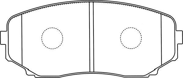 Kavo Parts BP-4573 - Bremžu uzliku kompl., Disku bremzes autodraugiem.lv