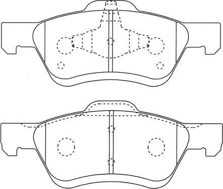 Kavo Parts BP-4577 - Bremžu uzliku kompl., Disku bremzes autodraugiem.lv