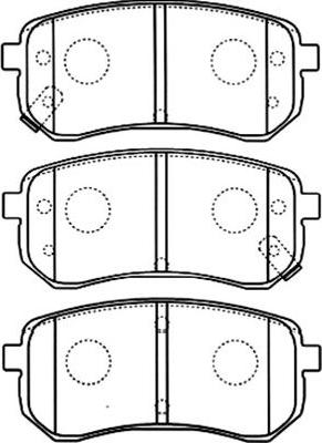 Kavo Parts BP-4014 - Bremžu uzliku kompl., Disku bremzes autodraugiem.lv