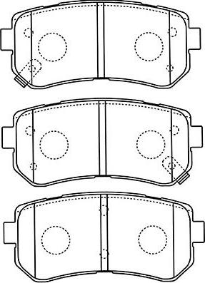 Kavo Parts BP-4018 - Bremžu uzliku kompl., Disku bremzes autodraugiem.lv