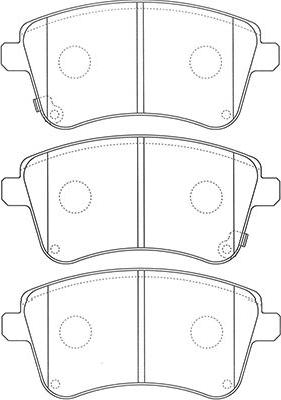 Kavo Parts BP-4025 - Bremžu uzliku kompl., Disku bremzes autodraugiem.lv