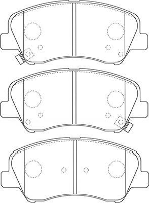 Kavo Parts BP-4026 - Bremžu uzliku kompl., Disku bremzes autodraugiem.lv