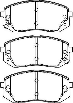 Kavo Parts BP-4021 - Bremžu uzliku kompl., Disku bremzes autodraugiem.lv