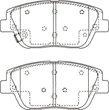 Kavo Parts BP-4028 - Bremžu uzliku kompl., Disku bremzes autodraugiem.lv