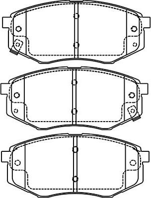 Kavo Parts BP-4027 - Bremžu uzliku kompl., Disku bremzes autodraugiem.lv