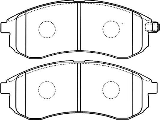 Kavo Parts BP-5540 - Bremžu uzliku kompl., Disku bremzes autodraugiem.lv