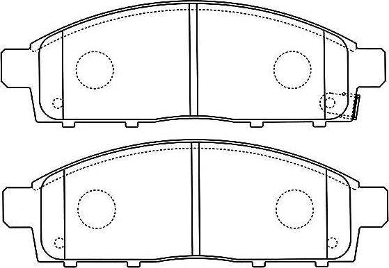 Kavo Parts BP-5552 - Bremžu uzliku kompl., Disku bremzes autodraugiem.lv