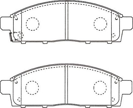 Kavo Parts BP-5560 - Bremžu uzliku kompl., Disku bremzes autodraugiem.lv