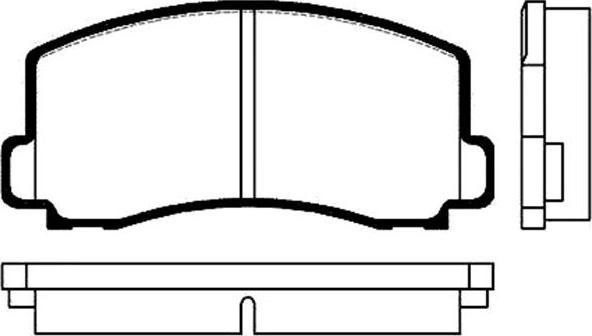 Kavo Parts BP-5503 - Bremžu uzliku kompl., Disku bremzes autodraugiem.lv