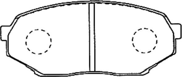 Kavo Parts BP-5534 - Bremžu uzliku kompl., Disku bremzes autodraugiem.lv