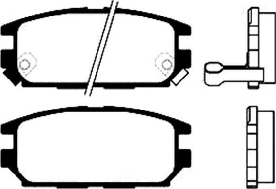 Kavo Parts BP-5524 - Bremžu uzliku kompl., Disku bremzes autodraugiem.lv