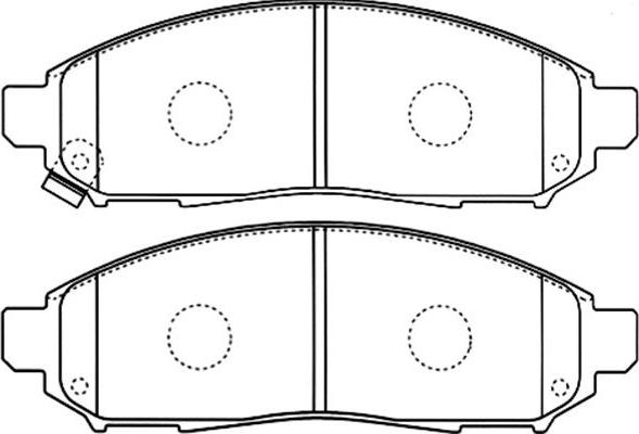 Kavo Parts BP-6594 - Bremžu uzliku kompl., Disku bremzes autodraugiem.lv