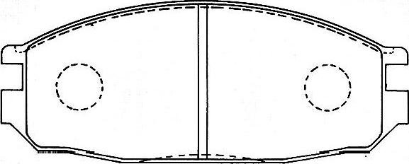 Kavo Parts BP-6596 - Bremžu uzliku kompl., Disku bremzes autodraugiem.lv