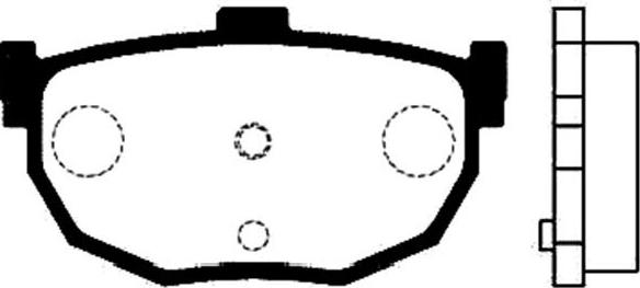 Kavo Parts BP-6545 - Bremžu uzliku kompl., Disku bremzes autodraugiem.lv