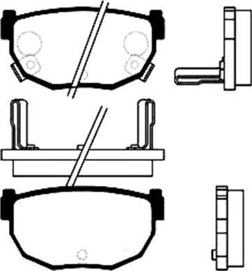 Kavo Parts BP-6542 - Bremžu uzliku kompl., Disku bremzes autodraugiem.lv