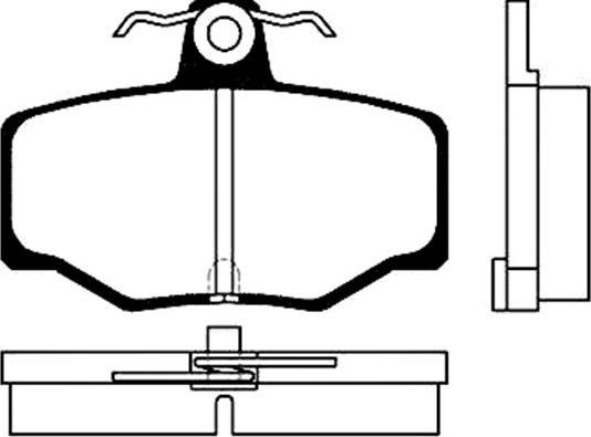 Kavo Parts BP-6547 - Bremžu uzliku kompl., Disku bremzes autodraugiem.lv