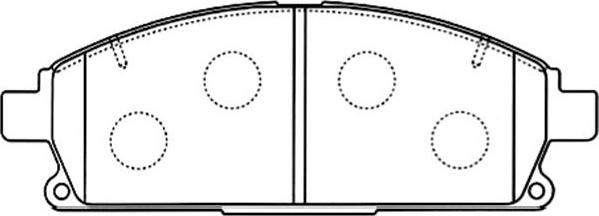 Kavo Parts BP-6569 - Bremžu uzliku kompl., Disku bremzes autodraugiem.lv