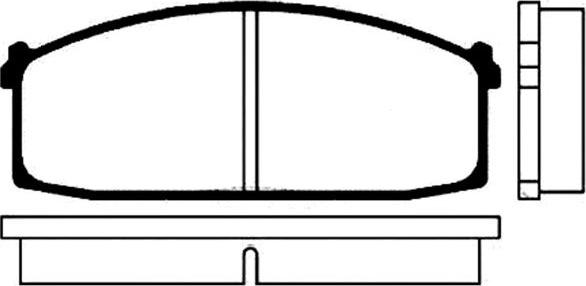 Kavo Parts BP-6501 - Bremžu uzliku kompl., Disku bremzes autodraugiem.lv