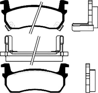 Kavo Parts BP-6519 - Bremžu uzliku kompl., Disku bremzes autodraugiem.lv