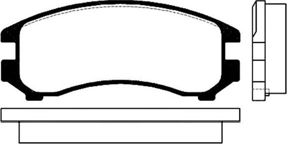 Kavo Parts BP-6511 - Bremžu uzliku kompl., Disku bremzes autodraugiem.lv