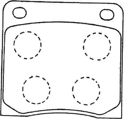 Kavo Parts BP-6584 - Bremžu uzliku kompl., Disku bremzes autodraugiem.lv