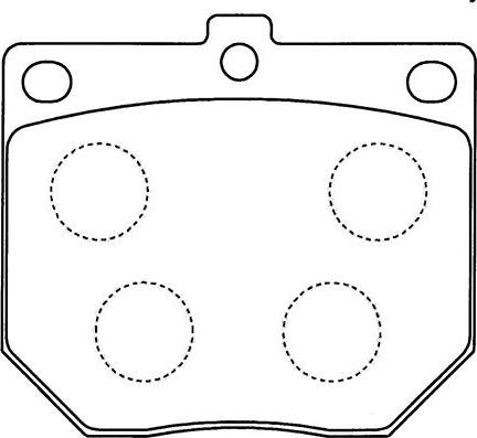 Kavo Parts BP-6585 - Bremžu uzliku kompl., Disku bremzes autodraugiem.lv