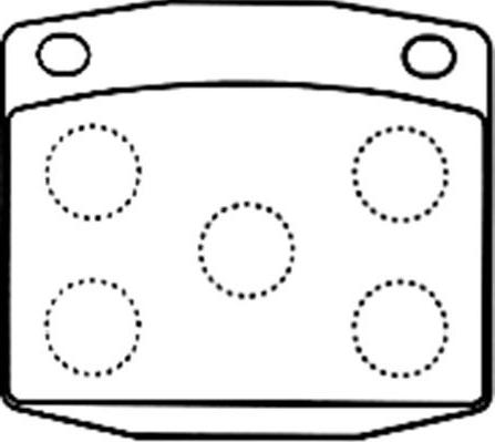 Kavo Parts BP-6586 - Bremžu uzliku kompl., Disku bremzes autodraugiem.lv