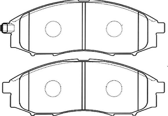 Kavo Parts BP-6581 - Bremžu uzliku kompl., Disku bremzes autodraugiem.lv