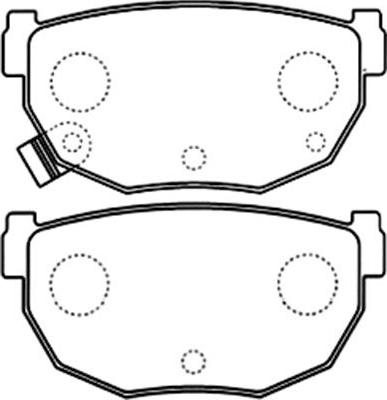 Kavo Parts BP-6588 - Bremžu uzliku kompl., Disku bremzes autodraugiem.lv