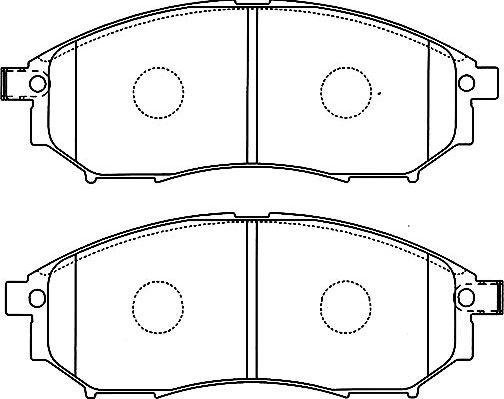 Kavo Parts BP-6583 - Bremžu uzliku kompl., Disku bremzes autodraugiem.lv