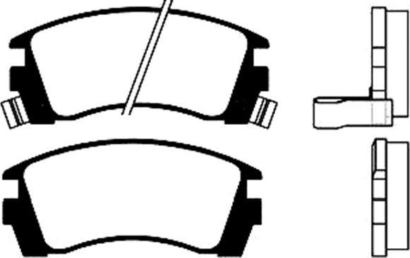 Kavo Parts BP-6523 - Bremžu uzliku kompl., Disku bremzes autodraugiem.lv