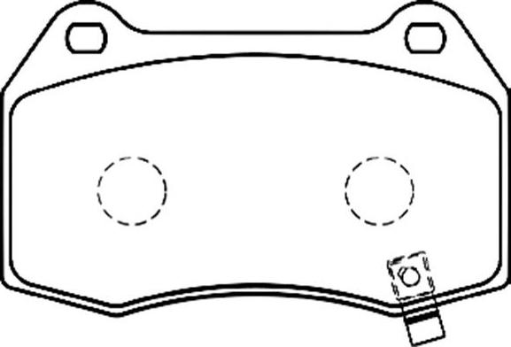 Kavo Parts BP-6573 - Bremžu uzliku kompl., Disku bremzes autodraugiem.lv