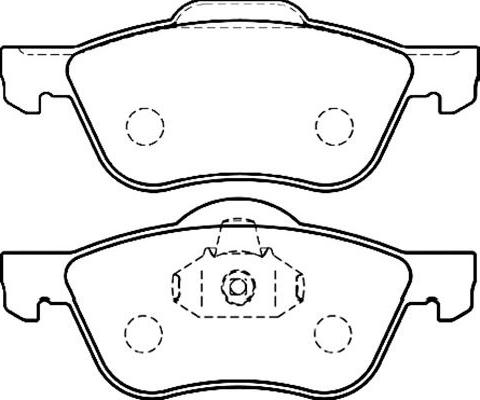 Kavo Parts BP-6572 - Bremžu uzliku kompl., Disku bremzes autodraugiem.lv