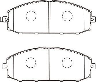 Kavo Parts BP-6619 - Bremžu uzliku kompl., Disku bremzes autodraugiem.lv