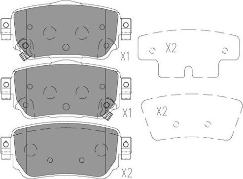 Kavo Parts BP-6634 - Bremžu uzliku kompl., Disku bremzes autodraugiem.lv