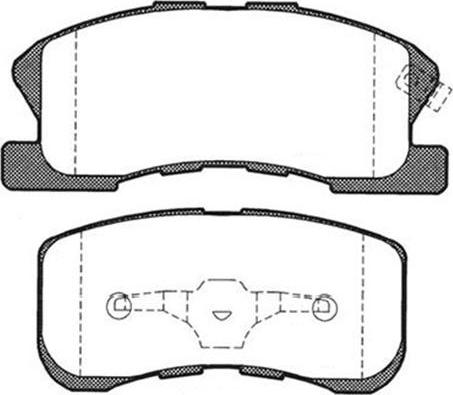 Kavo Parts BP-1510 - Bremžu uzliku kompl., Disku bremzes autodraugiem.lv