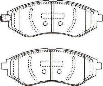 Kavo Parts BP-1021 - Bremžu uzliku kompl., Disku bremzes autodraugiem.lv