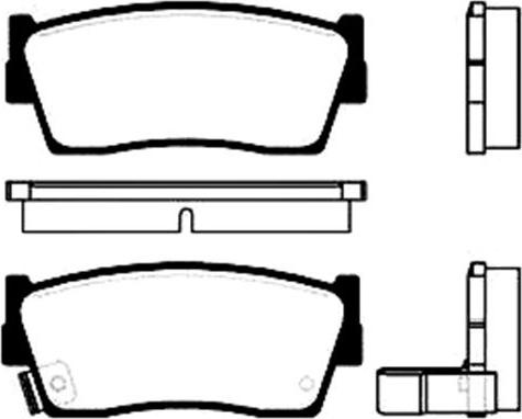 Kavo Parts BP-8505 - Bremžu uzliku kompl., Disku bremzes autodraugiem.lv