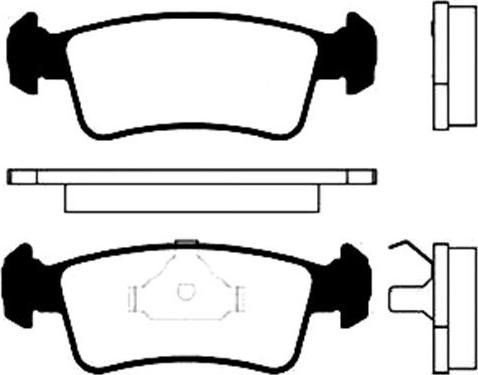 Kavo Parts BP-8507 - Bremžu uzliku kompl., Disku bremzes autodraugiem.lv