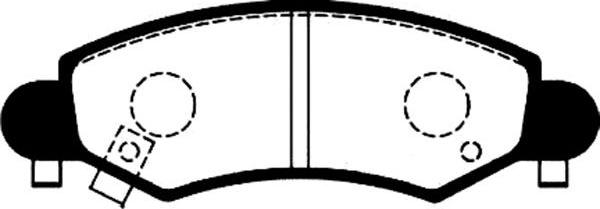 Kavo Parts BP-8517 - Bremžu uzliku kompl., Disku bremzes autodraugiem.lv