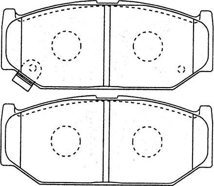 Kavo Parts BP-8531 - Bremžu uzliku kompl., Disku bremzes autodraugiem.lv