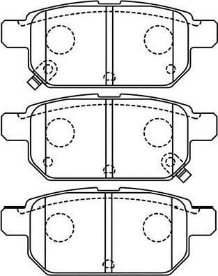 Kavo Parts BP-8532 - Bremžu uzliku kompl., Disku bremzes autodraugiem.lv