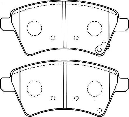 Kavo Parts BP-8529 - Bremžu uzliku kompl., Disku bremzes autodraugiem.lv