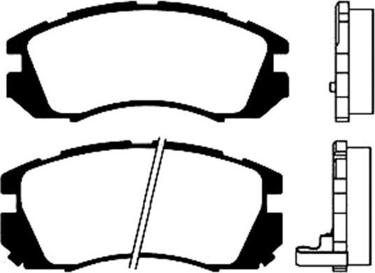 Kavo Parts BP-8005 - Bremžu uzliku kompl., Disku bremzes autodraugiem.lv