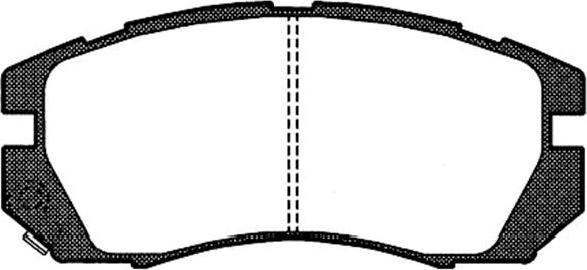 Kavo Parts BP-8008 - Bremžu uzliku kompl., Disku bremzes autodraugiem.lv