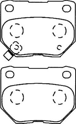 Kavo Parts BP-8015 - Bremžu uzliku kompl., Disku bremzes autodraugiem.lv